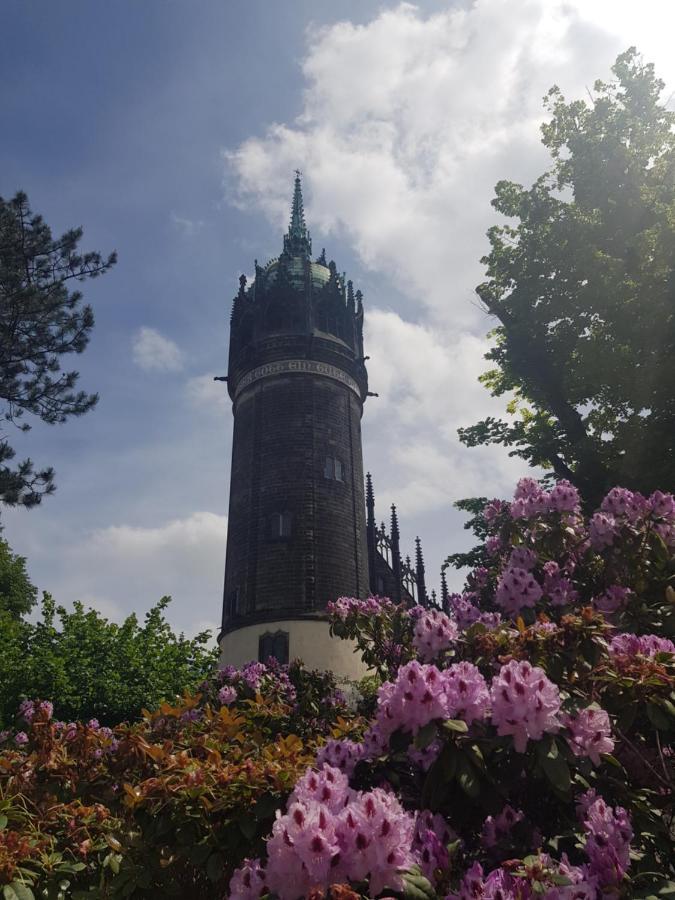 شقة Fewo "Mohnblume" Am Stadtpark Wittenberg المظهر الخارجي الصورة